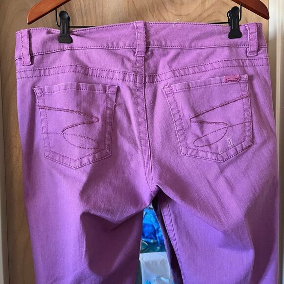 Seven7 Lavender Ankle Jeans sz 12 EUC - Picture 2 of 6